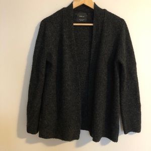 Zara grey knit cardigan